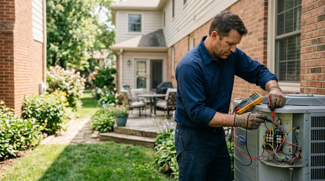HVAC technician working near Robbinsville, NC
